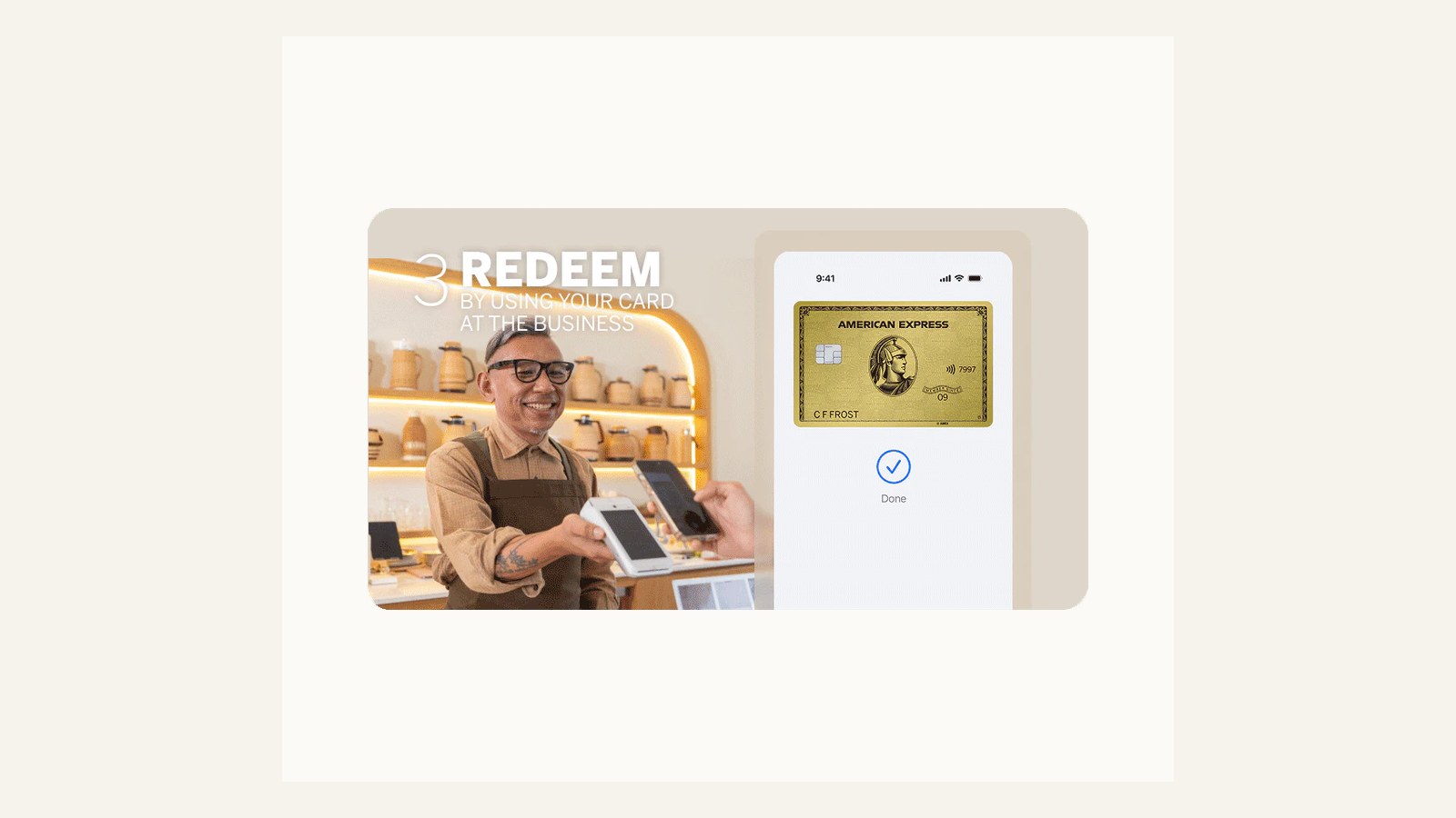 Shopper completing a checkout after checking cashback voucher and card-offer rules