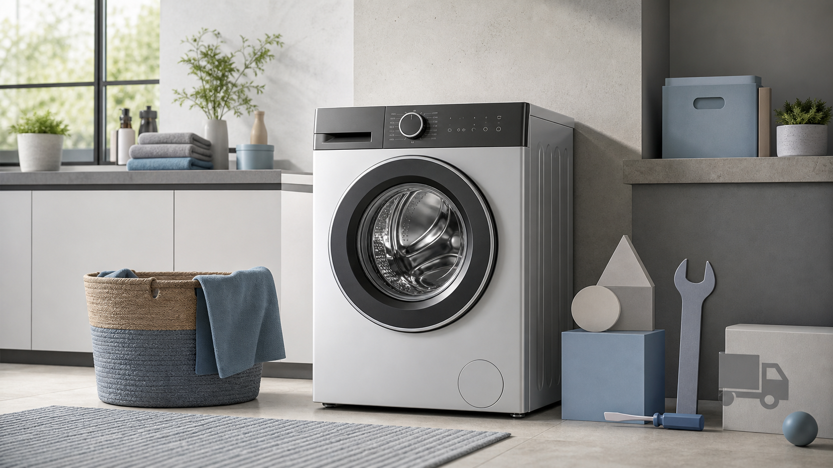 Currys washing machine product image used to compare appliance price and delivery value
